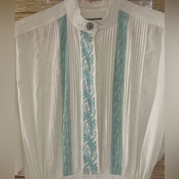 Foxy Lady Full Swing Circle skirt w beautiful drape. Vntg 80s Boho. Gorgeous ! - Picture 4 of 10